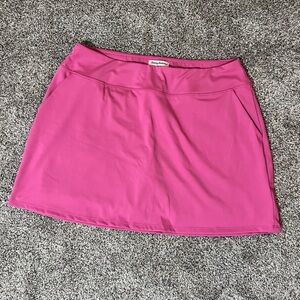 Tommy Bahama Golf Fuchsia Mini Skirt Large